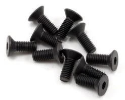 Team Losi Racing 3x8mm Flat Head Screws (10)