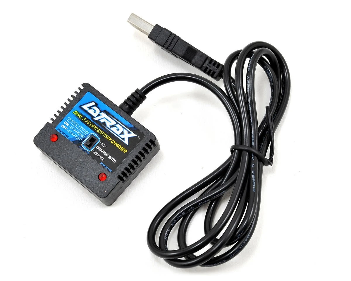 Traxxas LaTrax Alias USB Dual 3.7V Port LiPo Battery Charger (High Output) 1 Traxxas LaTrax Alias USB Dual 3.7V Port LiPo Battery Charger (High Output)