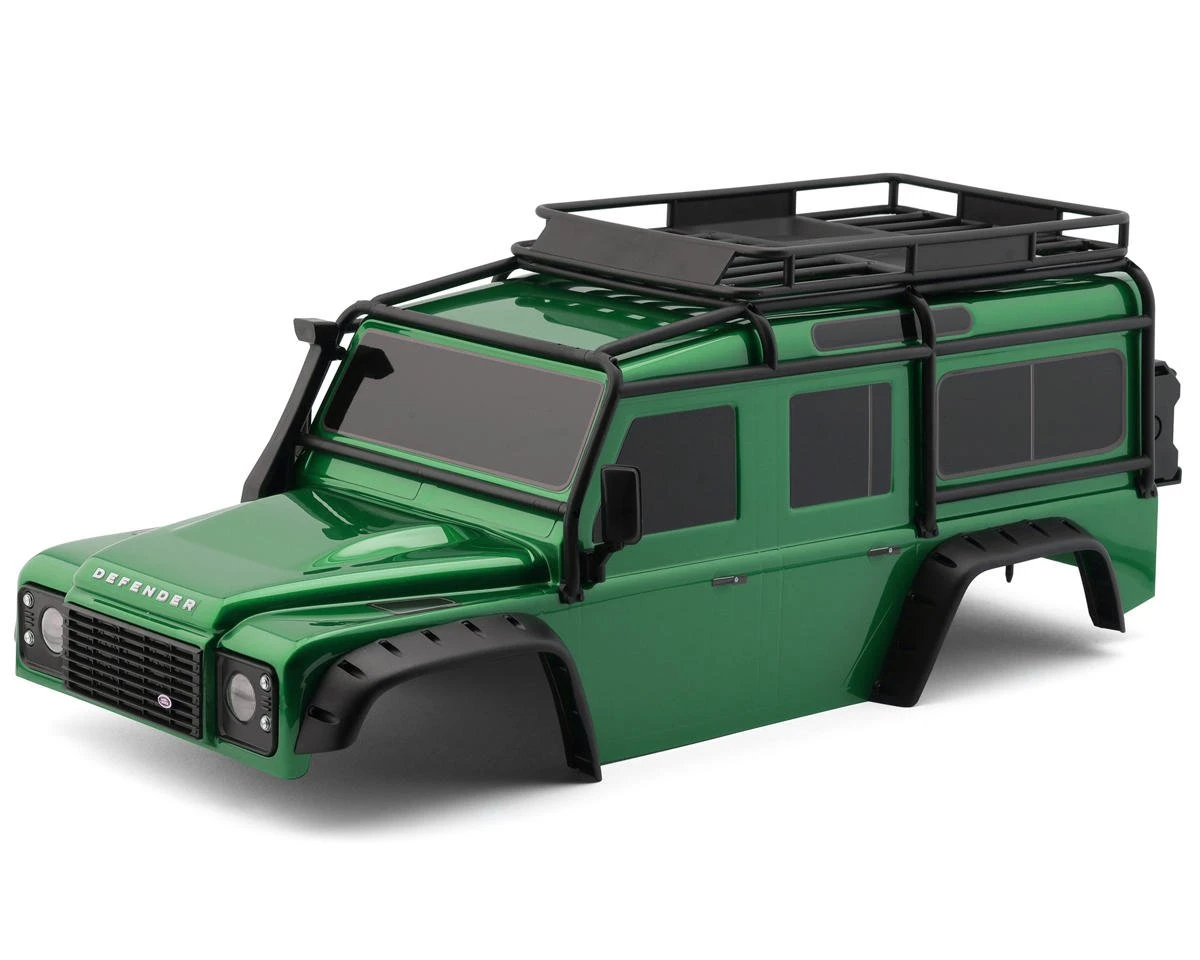Traxxas TRX-4™ Land Rover® Defender® Pre-Painted Complete Body Set (Sand) W/Grille & Clipless Mounting 1 Traxxas TRX-4™ Land Rover® Defender® Pre-Painted Complete Body Set (Sand) W/Grille & Clipless Mounting