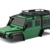 Traxxas TRX-4™ Land Rover® Defender® Pre-Painted Complete Body Set (Red) W/Grille & Clipless Mounting