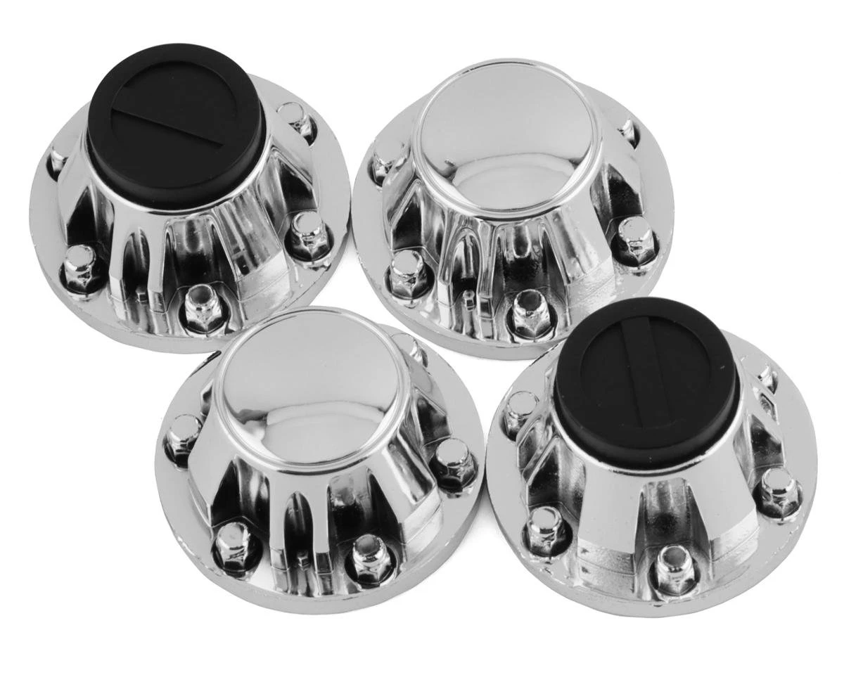 Traxxas Wheel Center Cap (Chrome) (4) 1 Traxxas Wheel Center Cap (Chrome) (4)