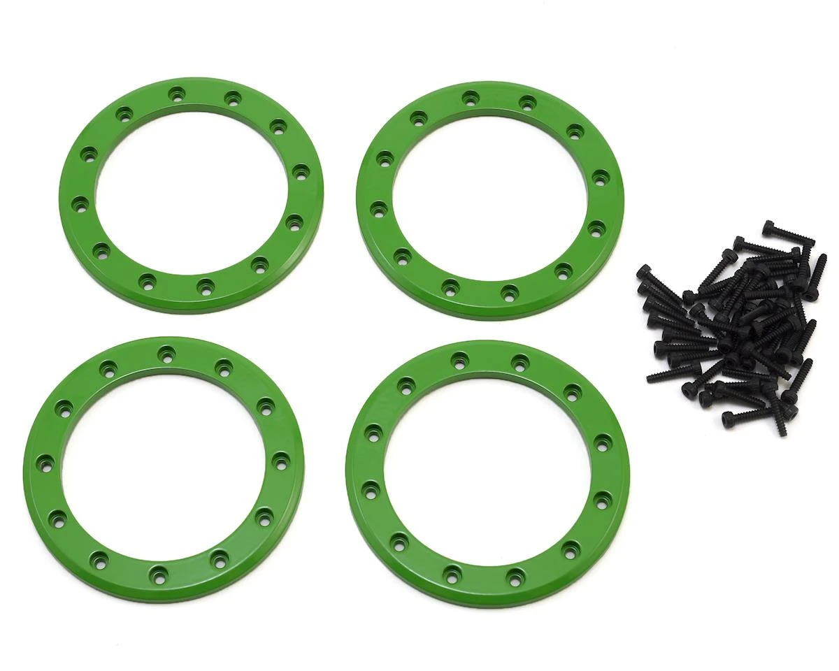 Traxxas Aluminum 2.2" Beadlock Rings (Green) (4) 1 Traxxas Aluminum 2.2" Beadlock Rings (Green) (4)