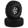Traxxas TRX-4 Pre-Mounted Canyon Trail 1.9" Crawler Tires (Satin Chrome) (2) W/Sport Wheels & 12mm Hex