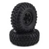 Traxxas TRX-4 Pre-Mounted Canyon Trail 2.2" Crawler Tires (Black) (2) W/Sport Wheels & 12mm Hex