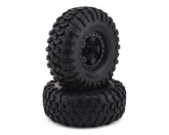 Traxxas TRX-4 Pre-Mounted Canyon Trail 2.2" Crawler Tires (Black) (2) W/Sport Wheels & 12mm Hex