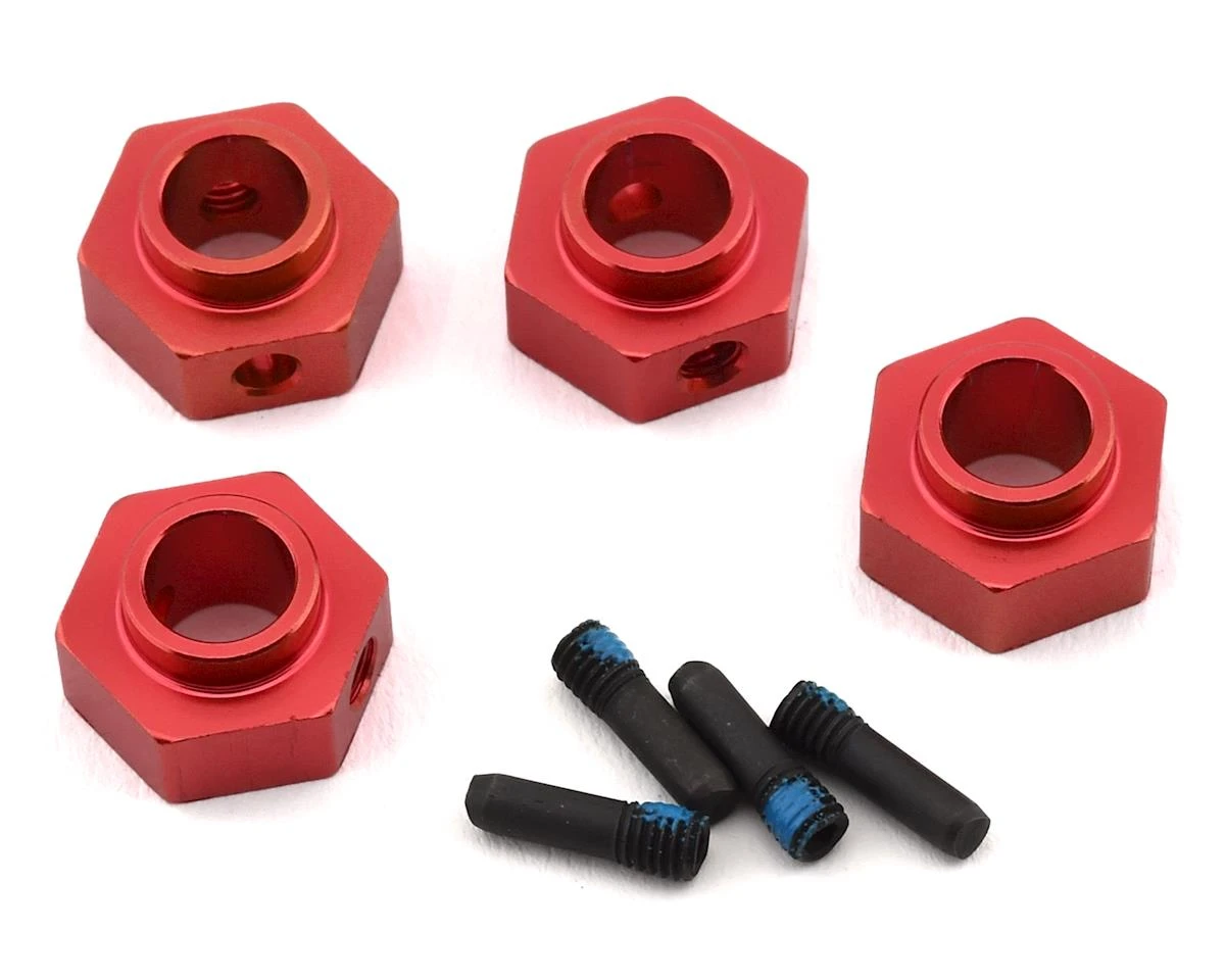 Traxxas TRX-4 12mm Hex Aluminum Wheel Hubs (Blue) (4) 2 Traxxas TRX-4 12mm Hex Aluminum Wheel Hubs (Blue) (4) - Image 2