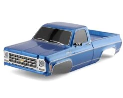 Traxxas TRX-4 '79 Chevrolet K10 Pick Up Pre-Painted Body Set (Silver) W/Clipless Mounts & Chrome Bumpers 5 Traxxas TRX-4 '79 Chevrolet K10 Pick Up Pre-Painted Body Set (Silver) W/Clipless Mounts & Chrome Bumpers -AMAIN HOBBIES SHOP tra9212 blue