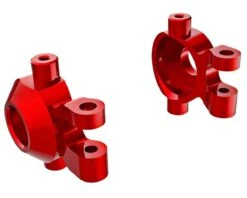 Traxxas TRX-4M Aluminum Steering Blocks (Red) (2) -AMAIN HOBBIES SHOP tra9737 red 1