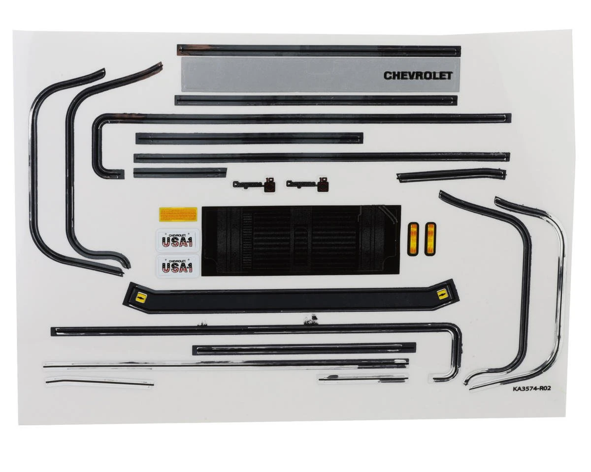 Traxxas TRX-4M™ 1979 Chevrolet® K10 Decal Sheet 1 Traxxas TRX-4M™ 1979 Chevrolet® K10 Decal Sheet