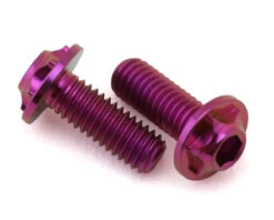 EXcelerate 3x8mm Low Profile Titanium Motor Screws (Purple) (2)