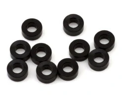 XRAY 3x6x2.5mm Aluminum Spacers (Black) (10)