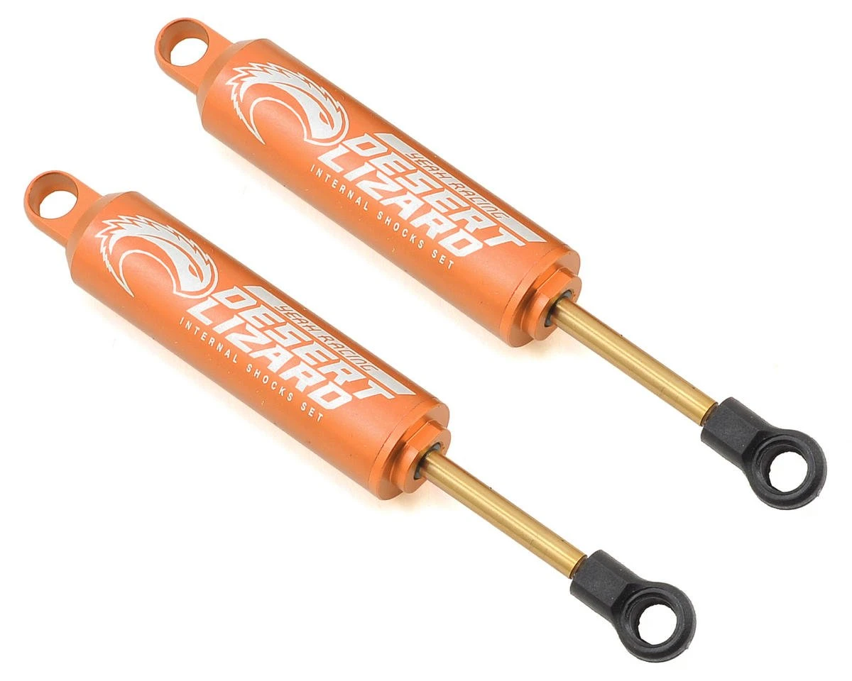 Yeah Racing Aluminum Desert Lizard Two Stage Internal Spring Shocks (Orange) (2) (90mm) 3 Yeah Racing Aluminum Desert Lizard Two Stage Internal Spring Shocks (Orange) (2) (90mm) - Image 3