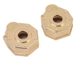 Yeah Racing Brass Portal Cover Set For Traxxas TRX-4 (2) (42g)