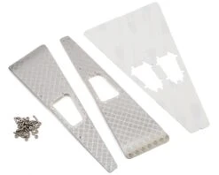 Yeah Racing Stainless Steel Diamond Plate Front Hood Panels For Traxxas TRX-4