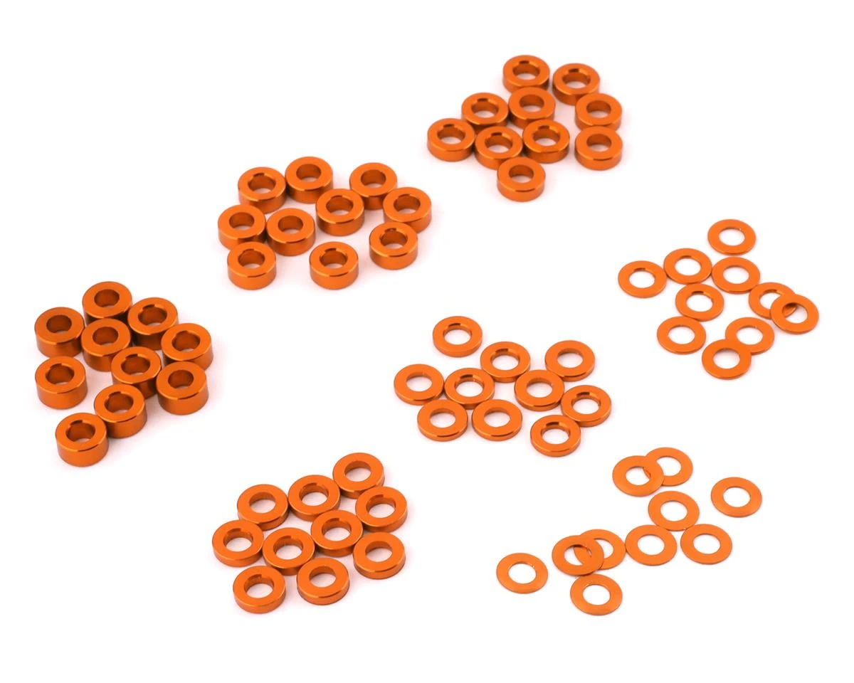 Yeah Racing 3x0.25/0.5/1.5/2/2.5/3mm Flat Washer Set (Red) (70) 3 Yeah Racing 3x0.25/0.5/1.5/2/2.5/3mm Flat Washer Set (Red) (70) - Image 3