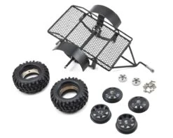 Yeah Racing 1/10 Scale Aluminum Leaf Spring Hitch Mount Crawler Trailer