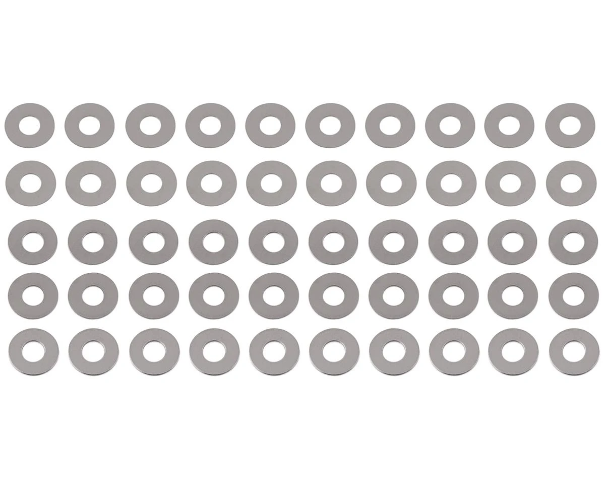 Yeah Racing 3x7mm Stainless Washer Shim Set (50) (0.1, 0.15, 0.2, 0.25, 0.3mm) 1 Yeah Racing 3x7mm Stainless Washer Shim Set (50) (0.1, 0.15, 0.2, 0.25, 0.3mm)