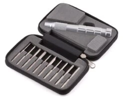 Yeah Racing 10-Piece Metric Aluminum Screwdriver Tool Set W/Carrying Case